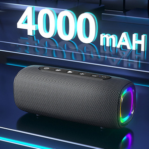 Premium Smart <strong>Speaker</strong> with RGB LED Lights and Waterproof Design Perfect for Home and Outdoor Voice Control <strong>Use</strong> - Product Image 5