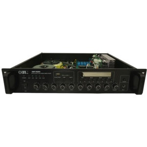 OBT-62545 4 מגבר מערבל כוח ערוץ מקצועי עם מקלט fm במערכת כתובת ציבורית