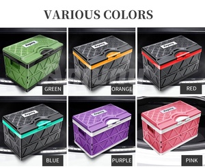 Anjuny çok amaçlı katlanabilir araba/bagaj depolama organizatör, taşınabilir araç saklama kutusu - Product Image 6