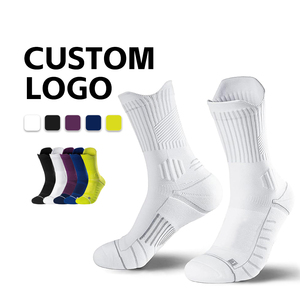 पुरुषों के मोजे पेशेवर बास्केटबॉल स्पोर्ट्स मोल्स क्रॉस-बॉर्डर प्लस आकार गैर-पर्ची आउटडोर वास्तविक तल ट्यूब स्पोर्ट्स मोजे - Product Image 1