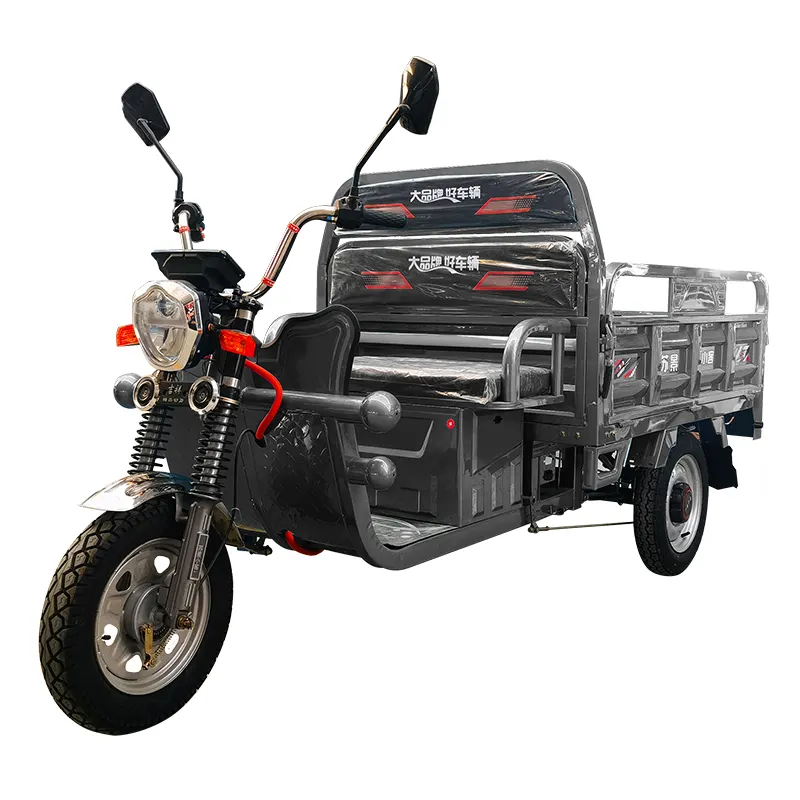 Kargo güneş için çin'de yapılan 3 tekerlekli elektrikli üç tekerlekli bisiklet kullanılan motosiklet