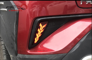 Carmates ไฟท้ายเบรค LED DRL, ไฟท้ายกันชนฟังก์ชั่น2ฟังก์ชั่นสำหรับ Toyota CHR izoa 2017 2018 2019 2020 2021 2022 - Product Image 3