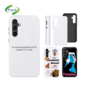 Prosub升华3D涂层2合1手机盖银河S23 FE Diy印刷空白升华手机外壳 - Product Image 1