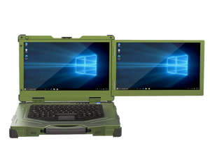 Commercial Encrypted Customized <strong>Dual</strong> Screen <strong>Computer</strong> Inter <strong>Core</strong> I7 <strong>Processor</strong> with <strong>Dual</strong> Batteries and <strong>Dual</strong> Hard Drives - Product Image 3