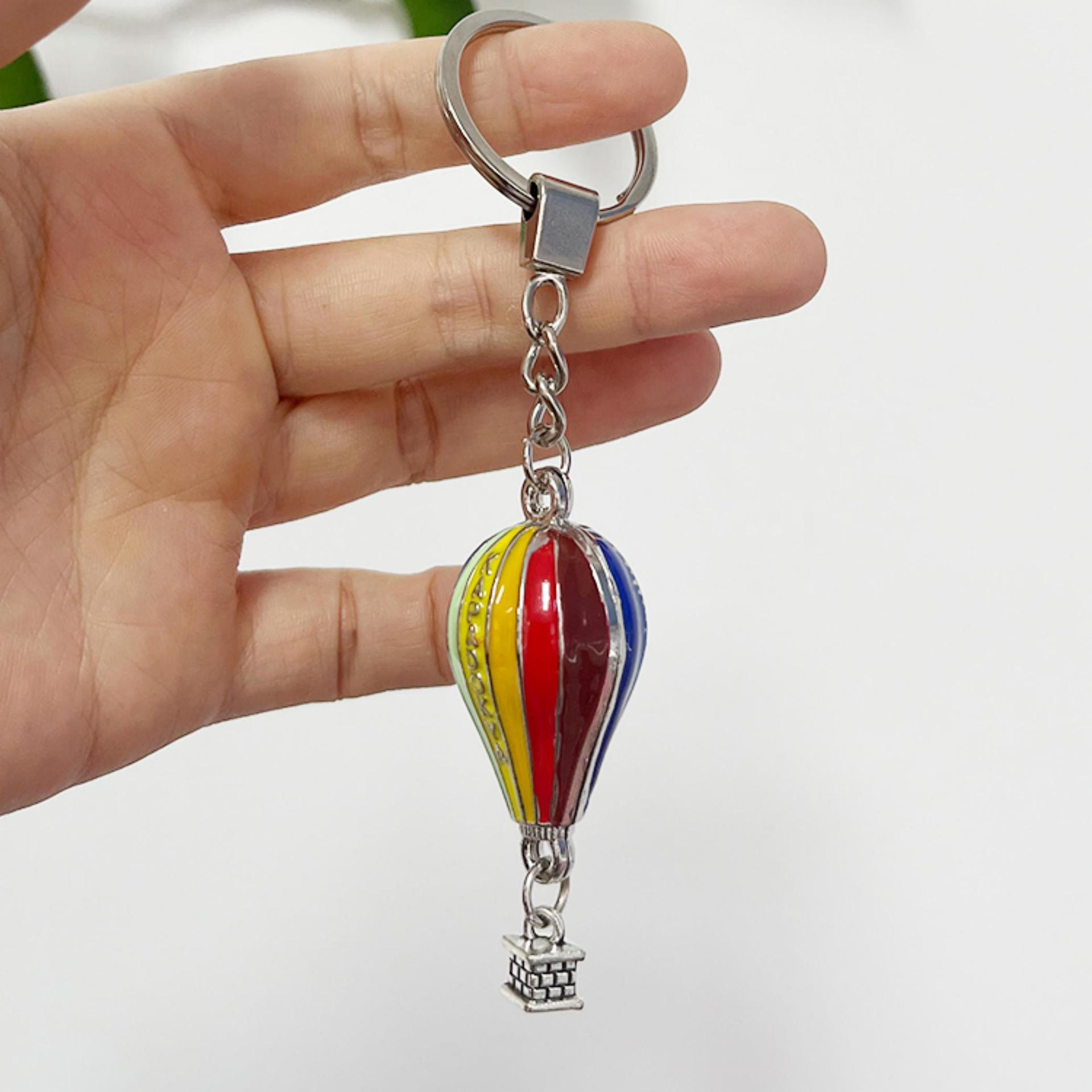 Enamel Hot air Balloon Key Chain