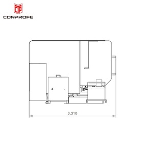 Çok fonksiyonlu 5 eksenli HSK A63 freze 5 eksen VMC400 CNC yağı soğutucu makine dikey işleme merkezi cam için tek - Product Image 6