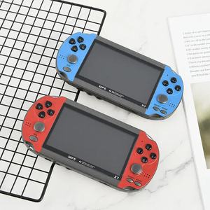 X7 Retro elde kullanılır oyun konsolu 4.3 inç PSP Arcade 3G RAM PS1 için büyük ekran GBA FC SF MD Video oyunu konsolları PK X7plus X12 - Product Image 6