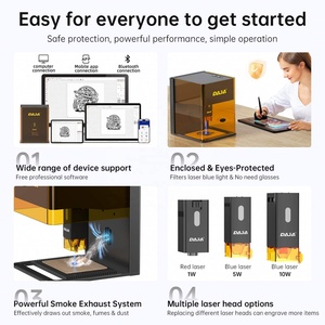 DAJA DJ6 Multi <strong>Function</strong> Laser Engraving Machine Mini Fiber Laser Marker Portable Laser Marking Printer for Metal Wood Pl - Product Image 5