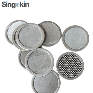 Edge Wrapped 10 15 20 <strong>30</strong> 40mm round Stainless Steel Mesh Oil <strong>Filter</strong> Disc with Square Hole Shape for Liquid <strong>Filter</strong> - Product Image 1