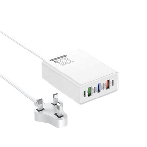 120W 7-in-1 Fast Charger EU US UK 4C 3U Port Charging Head <strong>Multiple</strong> <strong>Output</strong> <strong>Adapter</strong> Mobile Phone Travel Wall Charger for iPhone - Product Image 5