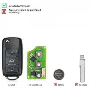Arayüz XKB510EN VW B5 tipi 3 düğmeler için evrensel tel uzaktan anahtar VVDI anahtar aracı VVDI2 İngilizce sürüm araba anahtarı araçları - Product Image 4