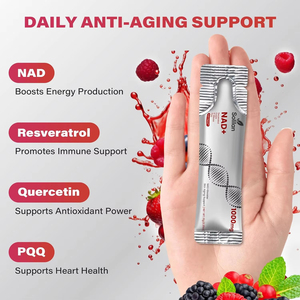 Integratore avanzato di fabbrica NAD + liquido 30 pz Premium Nicotinamide Riboside resveratrolo DNA integratori antiossidanti per la salute degli adulti - Product Image 6