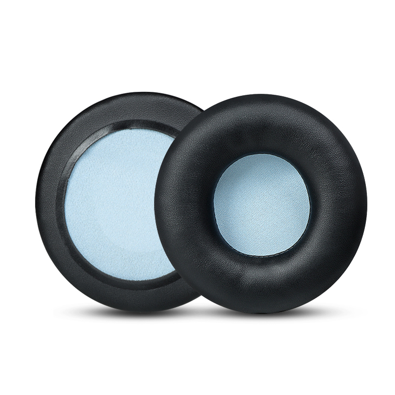 1 pezzo di cuoio proteico-nero auricolare Baby blue Scrim
