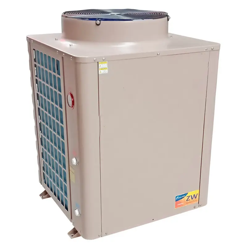 China Hot sale commercial Vertical Fan Design WIFI R410a Swimming Pool Heat Pump Water Heater with low price