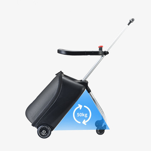 Tekerlekler kontrol ile ayrılabilir bebek arabası Spinner ile 2 in 1 seyahat Softside bagaj-orta 20-inç özelleştirilebilir