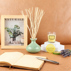 Cremefarbene, verzweigte Faser-Diffusionsstäbchen, 3 mm, hohe Ölabsorption, Verdunstungsstäbchen für Aromatherapie-Nachfüllungen, Zuhause, Hotel - Product Image 1