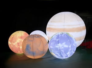 銀河のパーティーの装飾コンセプトのためのAstro-Techインフレータブル天体惑星ボール