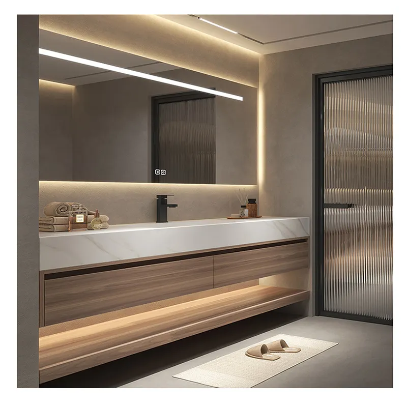 80cm-150cm Trung Quốc nhà sản xuất trực tiếp nguồn cung cấp phòng tắm Vanity tủ với bồn rửa