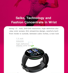 1.3 pollici braccialetto intelligente Multi funzione Fitness Tracker IP67 impermeabile cardiofrequenzimetro - Product Image 2
