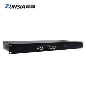 Pfsense firewall 1U montaje en rack computadora de 19 pulgadas con 4Lan Puerto computadora de red Atom D2550 N2800 procesador firewall Router - Product Image 1