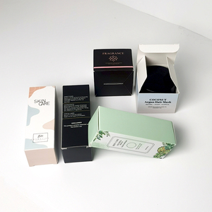 Özel kare hediye karton kutu 30ml 50ml 100ml katlanabilir karton kozmetik kutusu uçucu yağ şişeleri krem kavanozu - Product Image 6