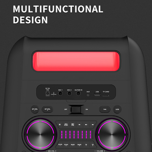 Für <span class=keywords><strong>Bluetooth</strong></span> Outdoor Karaoke Sound Box mit Mikrofon lautsprecher für den Innen-und Außenbereich