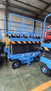 Aerial Work <strong>Platform</strong> with 300kg <strong>Load</strong> Capacity Scaffolding Hydraulic Scissor Lift Tables <strong>Platform</strong> for Aerial Work - Product Image 3
