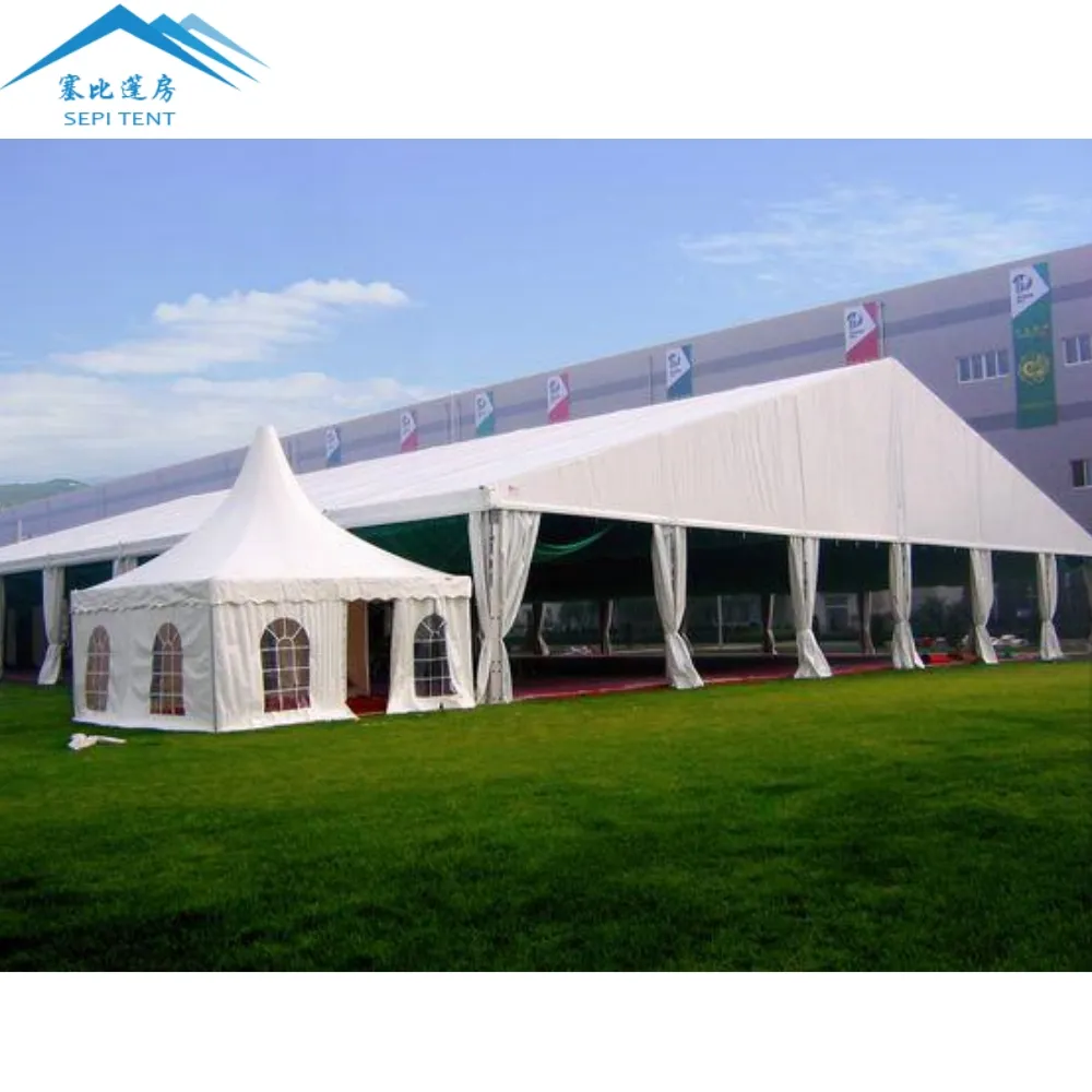 Kualitas tinggi 2024 baru 50x50 20x30 15m x 25m tenda pesta pernikahan acara besar luar ruangan