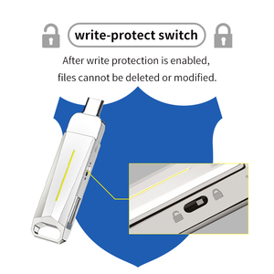 KDATA Metal 2 in 1 Otg Swivel Write Protection Disk Speicher karte 512GB 64GB 128GB Stick Werbe stift USB3.0 Benutzer definierter USB-Schlüssel - Product Image 5