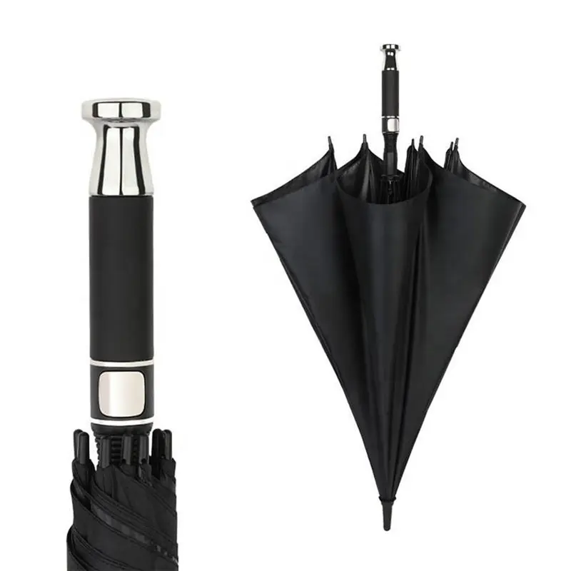 Grosir payung Royce gulungan tahan angin ukuran besar kualitas tinggi payung Golf cetakan Logo kustom