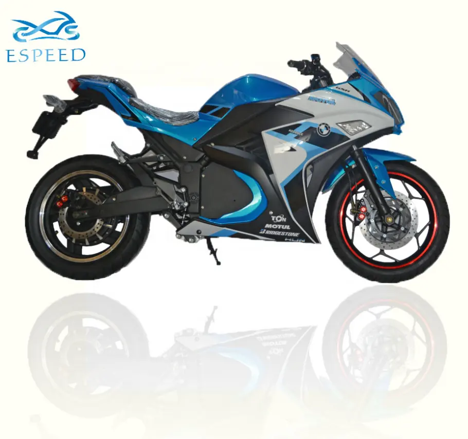 Sport style 5000w adult fashion electric motorcycle with EEC for sale