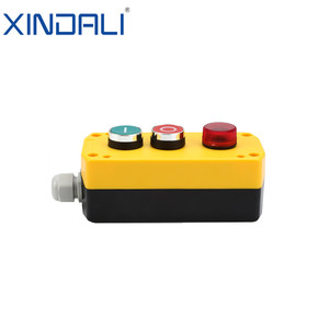 XDL721-JB363P 3 pulsante stazione di controllo pvc scatola pulsante con interruttore luci - Product Image 3