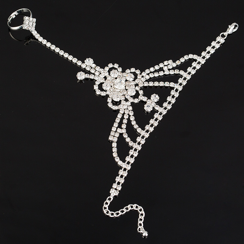 Flower style silver