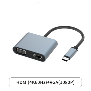 c型至hdmi vga 2合1 usb c型至hdmi和vga适配器 - Product Image 2