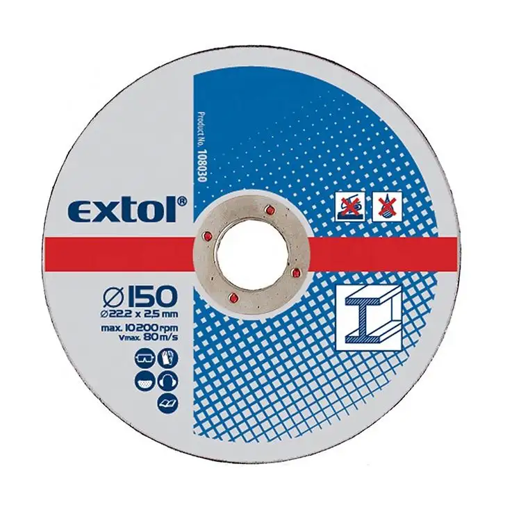 108030 EXTOL шлифовальный диск abra из нержавеющей стали абразивный диск для резки металла паяный алмазный пильный диск