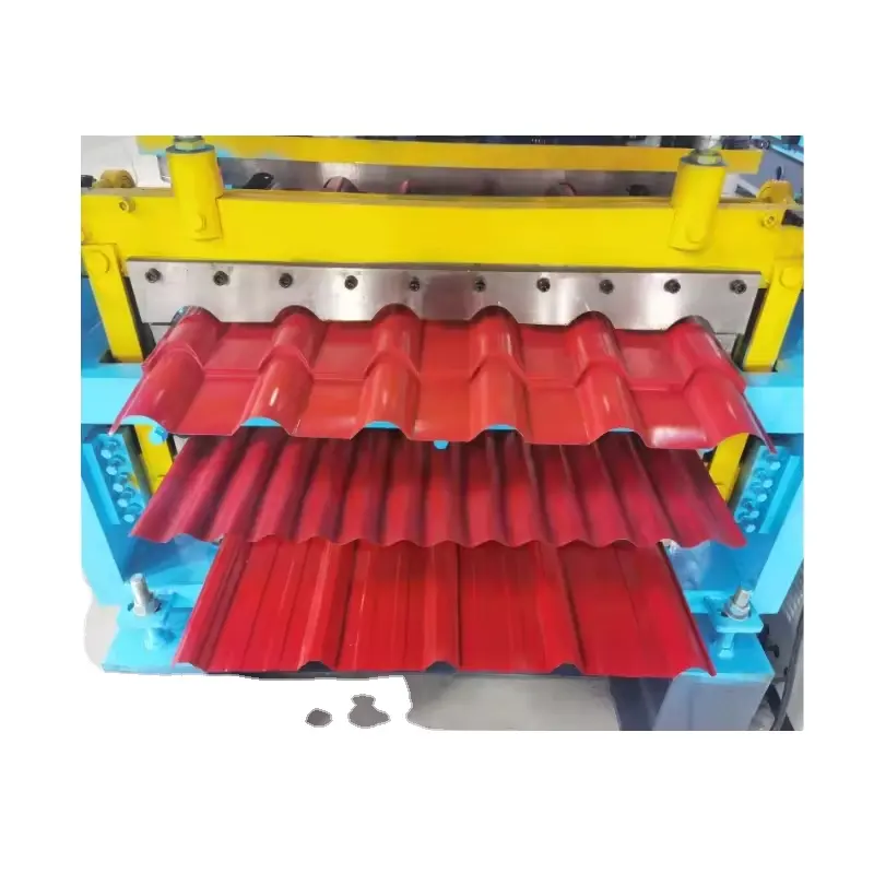 IBR sheet automatic iron zinc roofing roll forming machine designed made in China