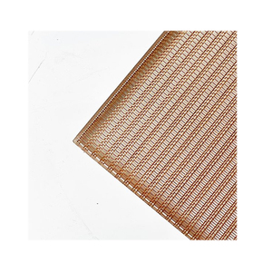 Metalls ieb Edelstahl Crimp draht geflecht Dekoratives Metallgitter Dekoratives flach gewebtes Draht geflecht - Product Image 5