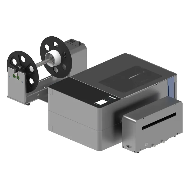 เครื่องพิมพ์สติกเกอร์แบบม้วนฉลากสัญลักษณ์ภาพโฟมสีแบบร้อนเครื่องพิมพ์สติกเกอร์รุ่นใหม่