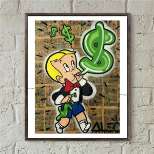 Tuval yağlıboya Graffiti Modern Pop dekoratif tablolar ve duvar sanatları diğer resimler - Product Image 5