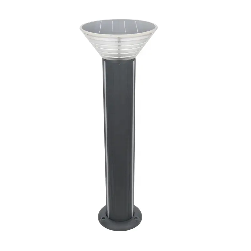 Solaire A Mené La Lumière De Borne De Jardin pour Frontière Allée Voie Passerelle Paysage Lampe À Gazon solaire