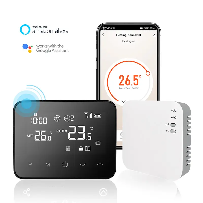 Termostato automatico Wireless per riscaldamento a pavimento COM NO NC 3A sistema di riscaldamento a base di acqua/caldaia