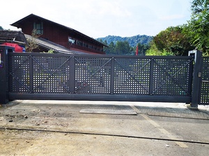 อัตโนมัติแนวนอนเสาไฟวาดเลื่อนประตูหลักอุตสาหกรรมประตู - Product Image 6