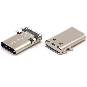 5A 12 PオスUSB3.1 TYPE-Cプラグ12ピン単列ピンSMT L = 13.2mm USBタイプCコネクタ12ピン - Product Image 3