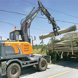 Cargadora de ruedas Excavadora Log Material Loader para silvicultura y tala - Product Image 3