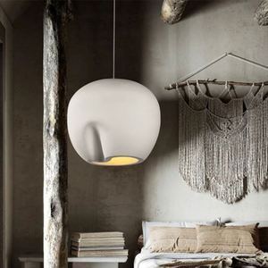 Hiện đại wabi Sabi hình bầu dục đậu nhựa đèn chùm đèn Mặt dây chuyền nhà bếp ăn trần ánh sáng đồ đạc treo đèn Mặt dây chuyền đèn - Product Image 3