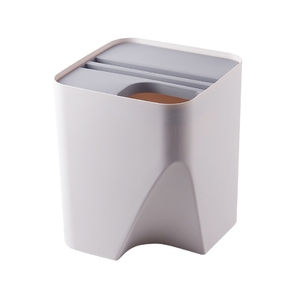 Modern <strong>Design</strong> Household Waste <strong>Bin</strong> Round Plastic Kitchen Trash Can with Wet and Dry Separation Stackable Round <strong>Bin</strong> - Product Image 1