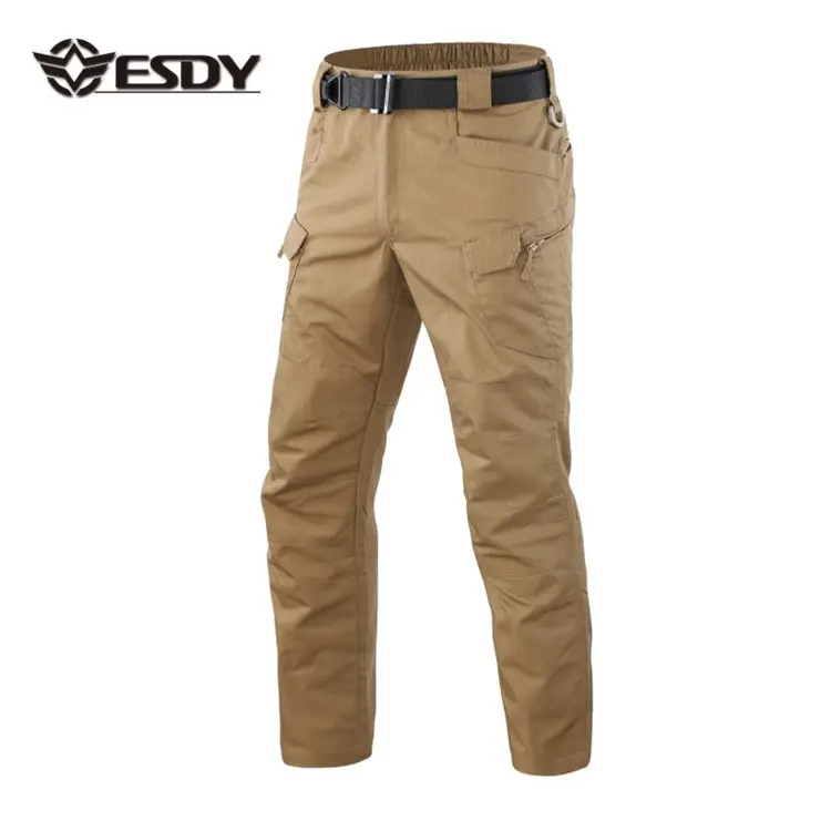 ESDY Herren taktischer Angriff Ladungshose Outdoor Wandern Camping Hosen IX7 Hose