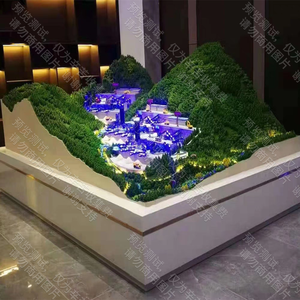 Модель карты рельефа OEM, современный дизайн, стиль, рельефный дисплей, 3d модель здания - Product Image 5