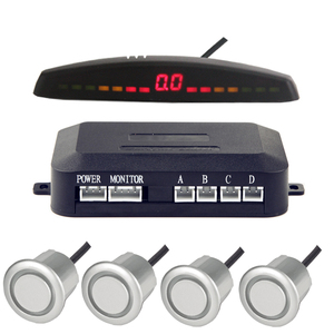 2021 Upgraded <strong>LED</strong> Colorful <strong>Display</strong> <strong>Car</strong> <strong>Reverse</strong> Backup Radar <strong>System</strong> with 4 Waterproof Black Parking <strong>Sensors</strong> Human Sound Warning - Product Image 5