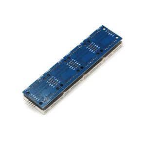 Max7219 Dot <strong>Matrix</strong> Module Control Single Chip Microcomputer Module 4-in-1 Display Send 5P Line - Product Image 5